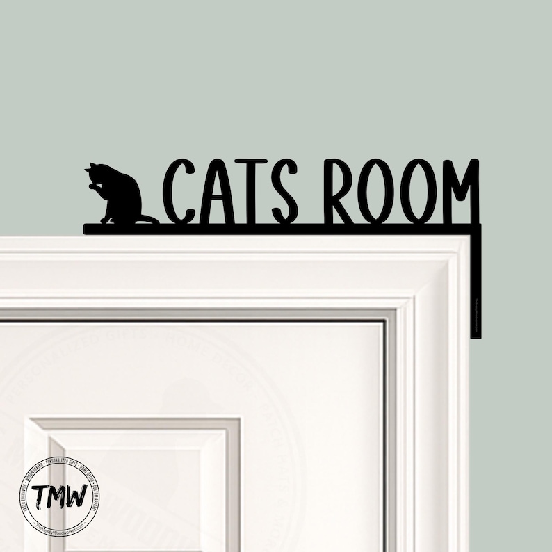 Cats Room Door Topper